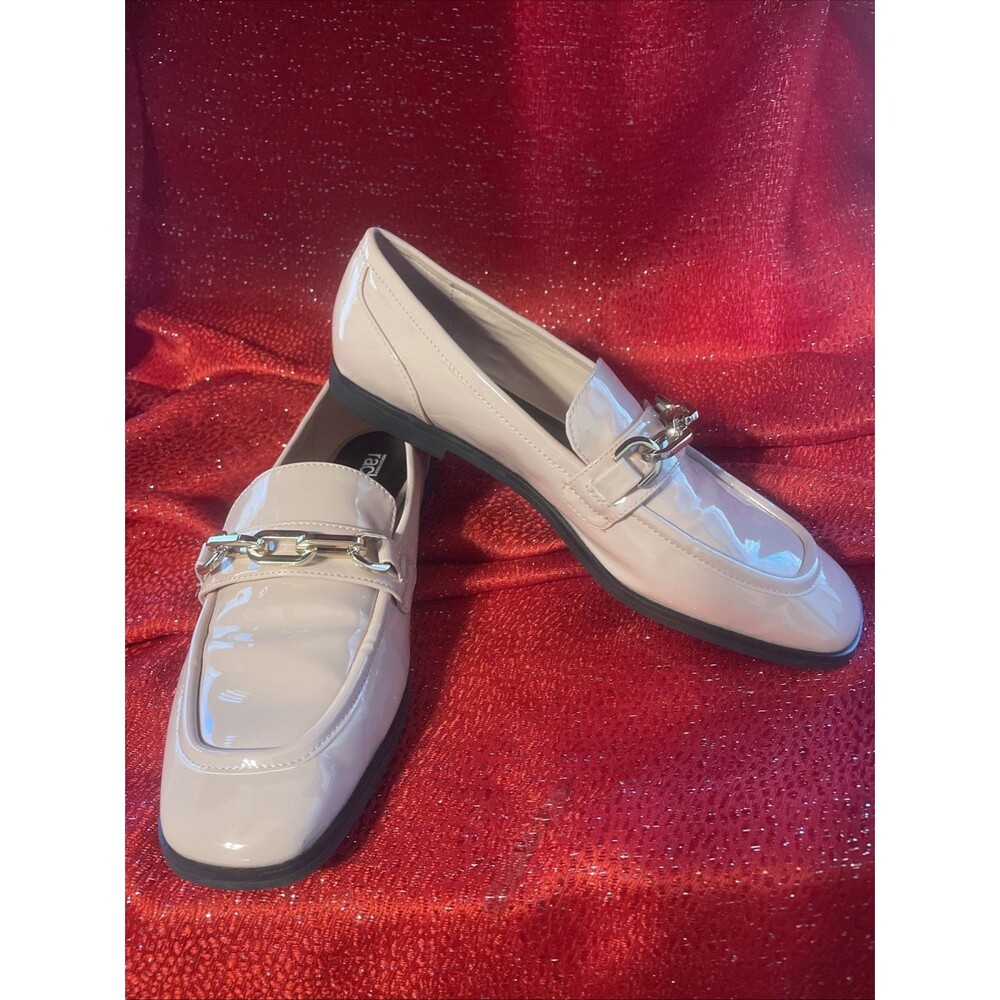 Nordstrom Rack Women's Loafer Slide On Pink Shoe Size 10M Chains